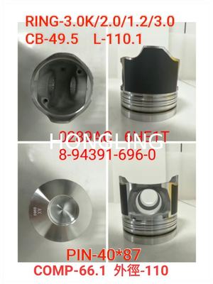 Isuzu 4HE1 Piston 8-94391-696-0  MD92 Piston 12011-Z6160