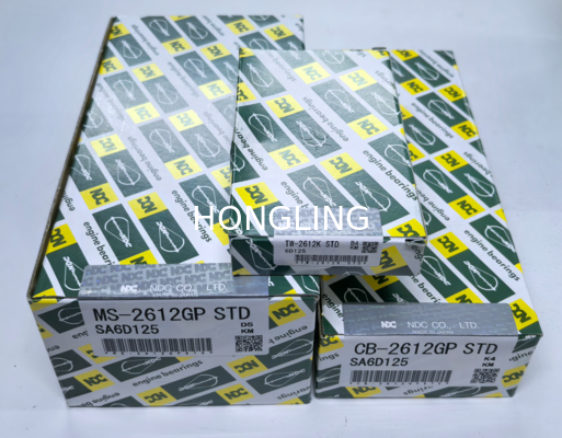Komatsu 6D125 Main Bearing6150-21-8010 Connecting Rod Bearing  6151-31-3040  Thrust Plate 6150-21-8050