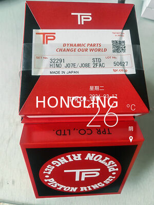 Hino J08E, J05E Piston Rings NPR SDH20102ZY TP 32291 S1301-E0650