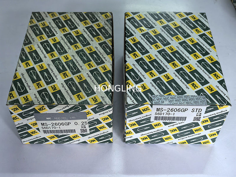 Komatsu 6D170 engine bearing 6162-23-8010 MS-2606GP and piston ring 6162-33-2060
